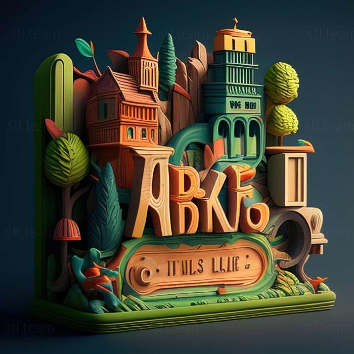3D model The LaTinker City of Colors game (STL)